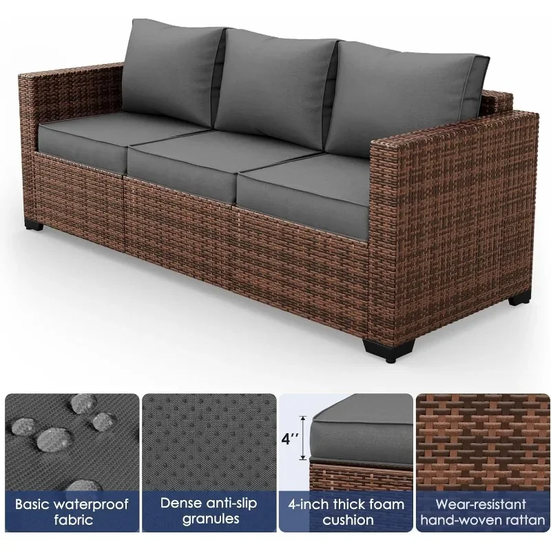 Outdoor Furniture Fire Pit Set - Набор мебели со столом для костра,