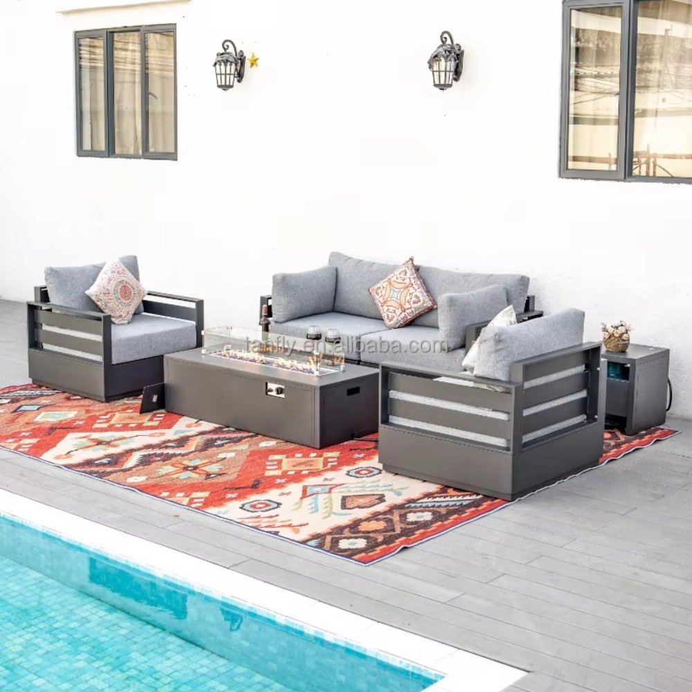 Outdoor Furniture Fire Pit Set - Комплект уличной мебели для виллы и