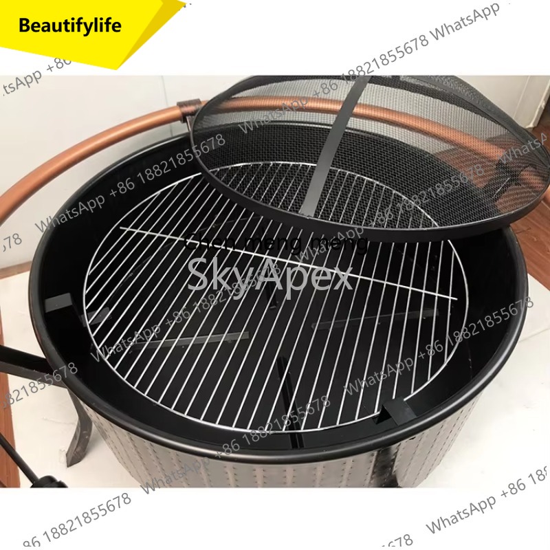 Fire Pit Bowl - Бездымная стальная чаша-очаг A55 для костра,