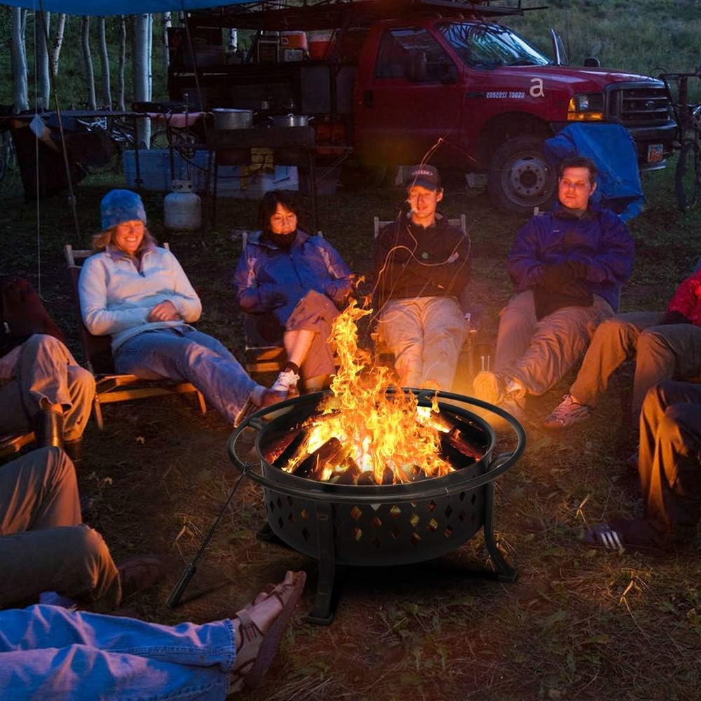 36-дюймовое уличное костровое  – обзор и цена Fire Pit Bowl