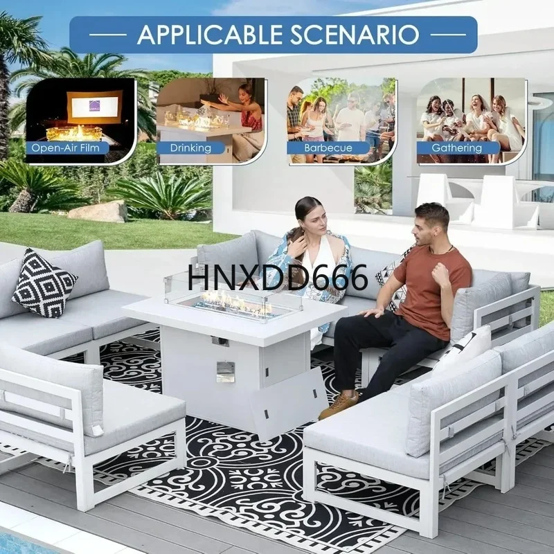 7-местный алюминиевый комплект – обзор и цена Outdoor Furniture Fire Pit Set