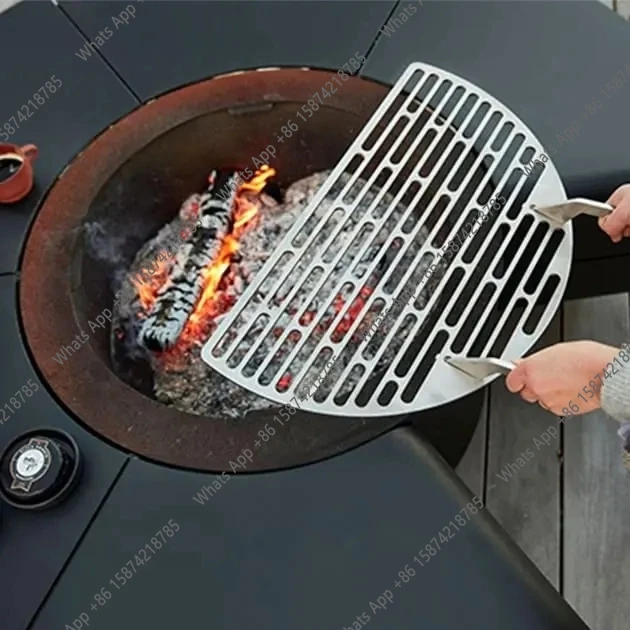 Уличный бездымный стол-очаг I  – обзор и цена Outdoor Furniture Fire Pit Set