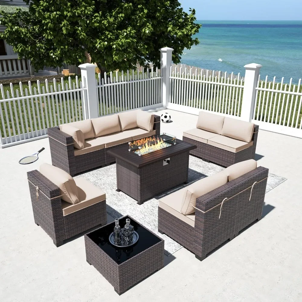 -Набор мебели для патио со сто – обзор и цена Outdoor Furniture Fire Pit Set
