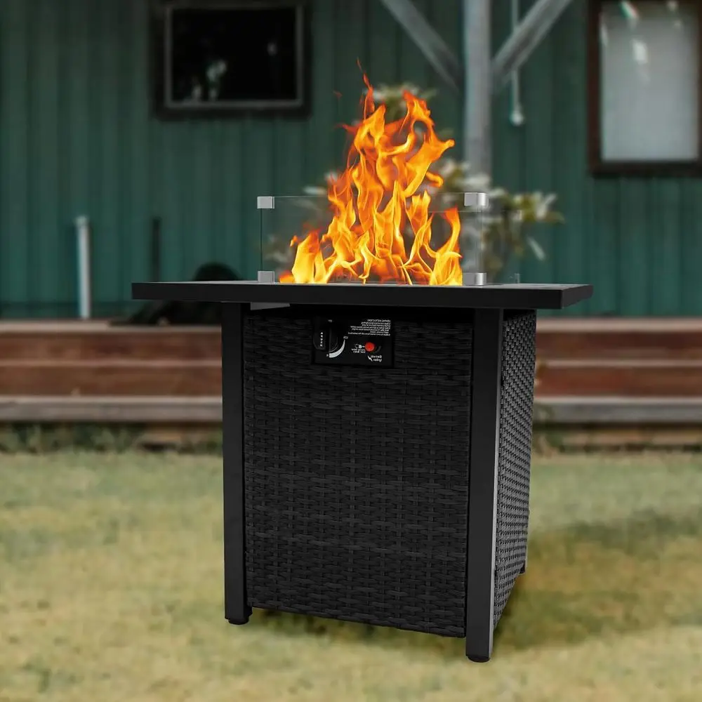 Плетеная мебель для патио, ком – обзор и цена Outdoor Furniture Fire Pit Set