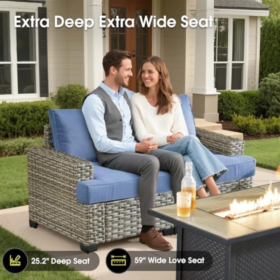 Уличный модульный комплект меб – обзор и цена Outdoor Furniture Fire Pit Set