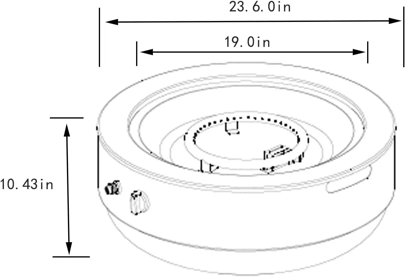 24-дюймовый газовый костровой  – обзор и цена Fire Pit Bowl