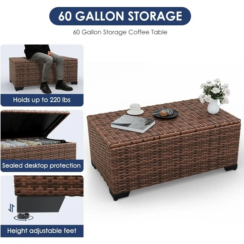Набор мебели со столом для кос – обзор и цена Outdoor Furniture Fire Pit Set