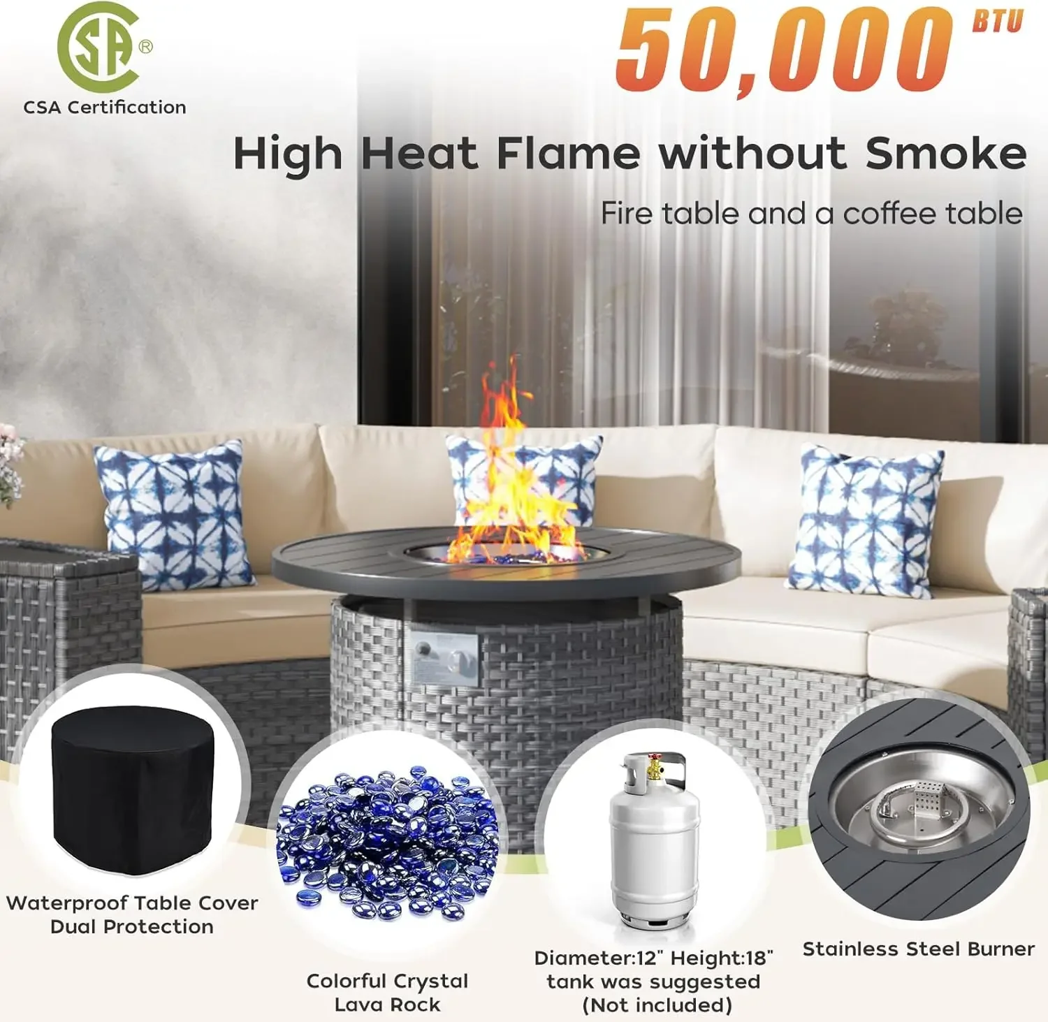 l Комплект мебели для патио с  – обзор и цена Outdoor Furniture Fire Pit Set